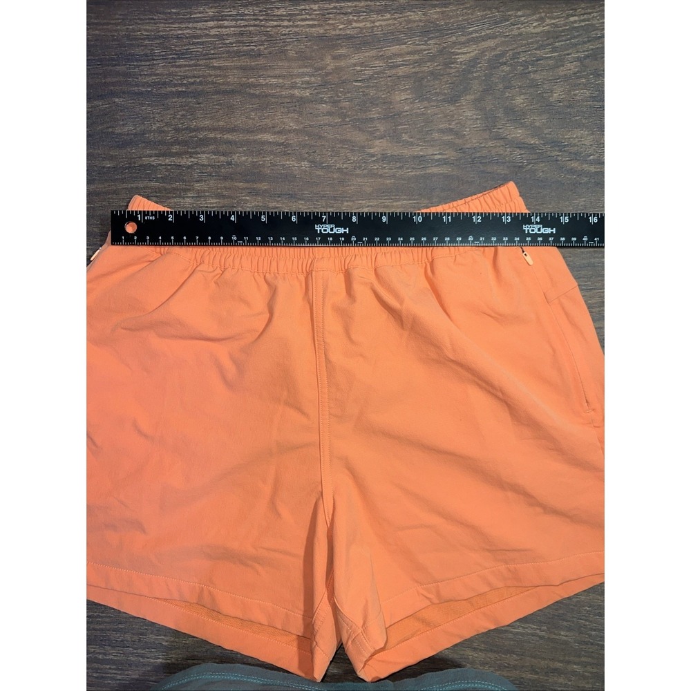 Outdoor Voices Women RECTREK 4" Hiking Shorts Camelia Orange Medium - Picture 3 of 5